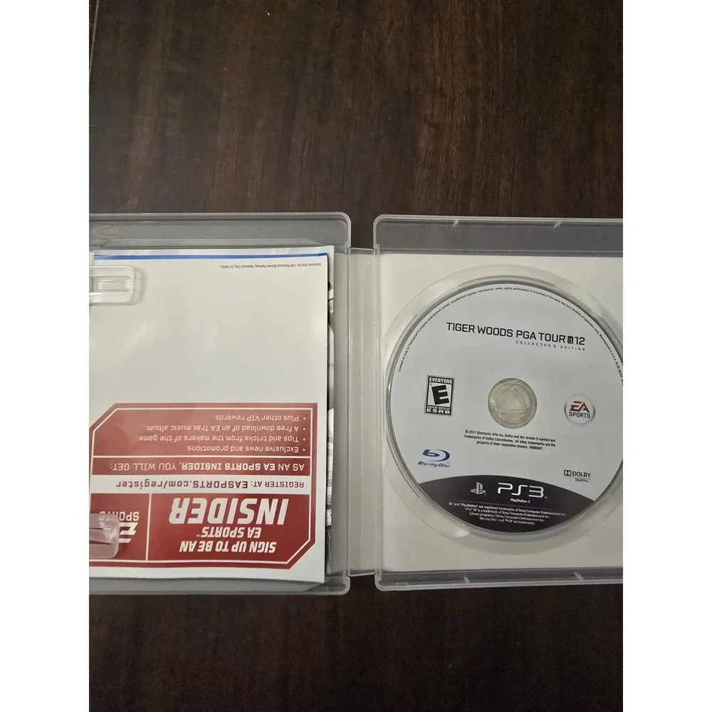 TIGER WOODS PGA TOUR 12 COLLECTOR'S EDITION Sony PlayStation 3 COMPLETE PS3 Golf
